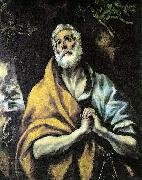 El Greco The Repentant Peter Spain oil painting artist